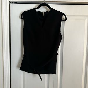 Ann Taylor suit shirt size 8, black